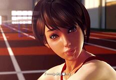 3D Hentai Athlete In Tight Clothes Fucks Coach In All Poses, Cum Inside And On Body