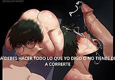 Maki Zenin Dominates with Femboy Sissy JOI Instructions in Spanish