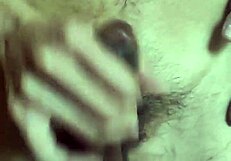 Gay dude cums hard while playing with his navel!