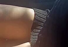 Latina MILF Fucking In Car On Public Road