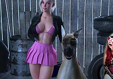 Apocalust 3 has me touching my clit. Playing this porn game gropes my hentai milf fantasies.