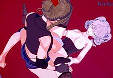 hey, excellen browning and chitose kisaragi in intense futanari creampie lesbian sex