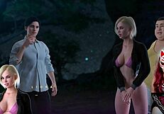 Apocalust 3 has me touching my clit. Playing this porn game gropes my hentai milf fantasies.