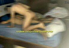 Boyfriends engage in intense hour-long fuck session