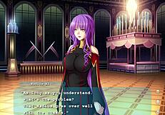 Hentai game with ecchi elements featuring busty women