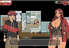 in this spooky hentai game, indian yoga teacher gets bukkake in taboo episode 24