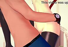 etna from disgaea strips off her bikini to get fucked in uncensored hentai