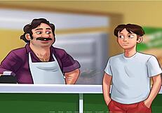 summer time saga unc part 35 with wild cartoon dating action