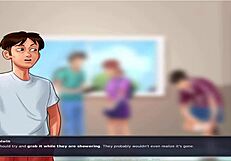 summer time saga unc part 35 with wild cartoon dating action