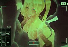 Blonde Girl HAVING ALOT OF FUN in Anime Hentai