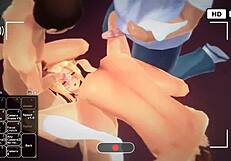 Blonde Girl HAVING ALOT OF FUN in Anime Hentai