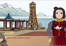 Four Element Trainer Book 5 Slav Part 7 - Busty Korra Handjob Scene