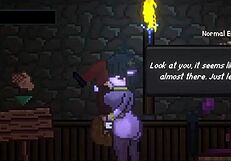 Anime and hentai game with 2D characters in Drain Mansion
