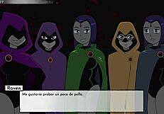 Raven anal fucks prisoners in Titans