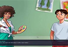 summer time saga unc part 35 with wild cartoon dating action