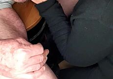 does she suck my monster cock secretly in the office and swallow it all while i cum hard