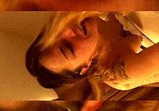 Big black cock cums in sweet blonde babe’s ass