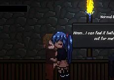 in the drain mansion, anime characters engage in intense hentai scenes