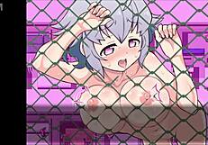 Exhibitionist girl Serina Suzuyo flashes in daring game