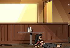 I met the bombshell barista