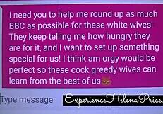 Come feel this big black cock in an interracial slutwife orgy with anal creampie!