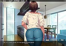Caught Fapping to Step Mom’s Friend in Kitchen Drama Part 3