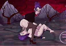 raven self-fucks in futanari version