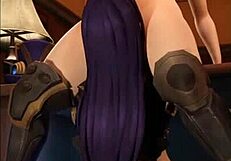 Caitlyn - 准备好狂野卡通女同游戏了吗？