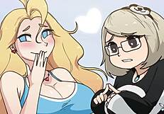 Stuffy bunny's group party with monster cocks in anime hd