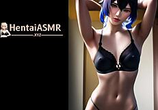 Is this blue-haired hentai slut casting spells on you?