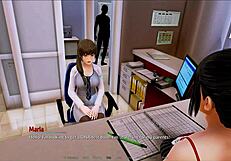 Harem hotel 284 game episode unfolds in anime style