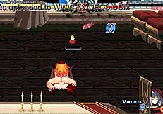 jessica battles warugiria in a paid hentai clash.