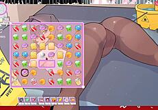 Tsundere Milf Boss Gets Public Creampie in Hentai Game at Work