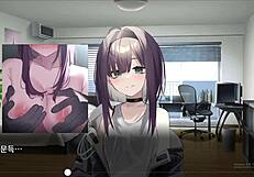 playing dead end city blues hypnosis in anime style