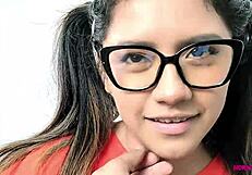 Invited a Peruvian Teen With Chilindrina Look for Hidden Fun