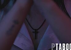 belle penelope kay approaches priest tommy pistol to confess her taboo sexual desires