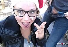 Christmas Cumshot Compilation with Shaved Milf Pussy Action?