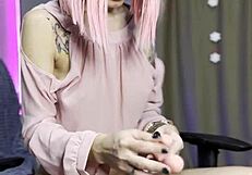 Trying New Santa's Gift on Pussy for Hot Orgasm