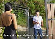 Colombian girl tastes and rides monster cock lele mantilla