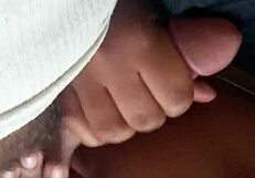 ebony milf sucking black cock with good neck!