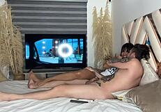 My best friend sucks my boyfriend's dick during movie night!