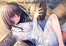 loca love jinja x senpai yachiyo shizuki ecchi scene 2