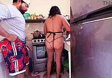 Beautiful Latina couple enjoys passionate sex and anal play