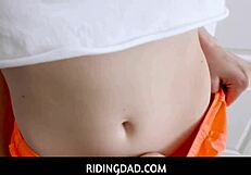 what's the little stepdaughter teasing?