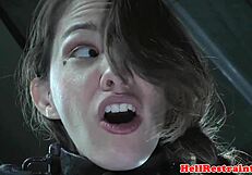 whipped religious sub punished roughly in garage