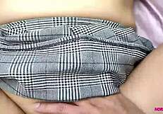 Invited a Peruvian Teen With Chilindrina Look for Hidden Fun