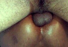 Black teen gets a rough threesome with desi men