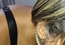 my mother-in-law with big natural tits likes sucking my dick in homemade amateur video with teacher vibe