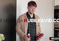 Big Dick Filling Little Princess's Tiny Pussy with Cum