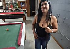 Man, she lost game but got pounded doggystyle on beach